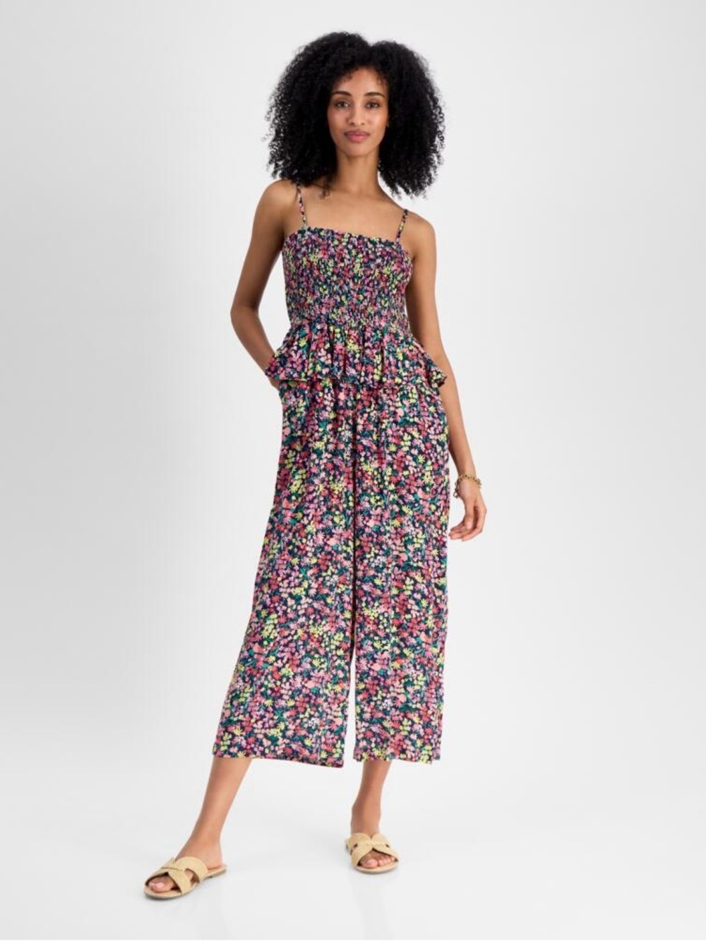 Tommy Hilfiger Multicolor Floral Jumpsuit - New - Size Large